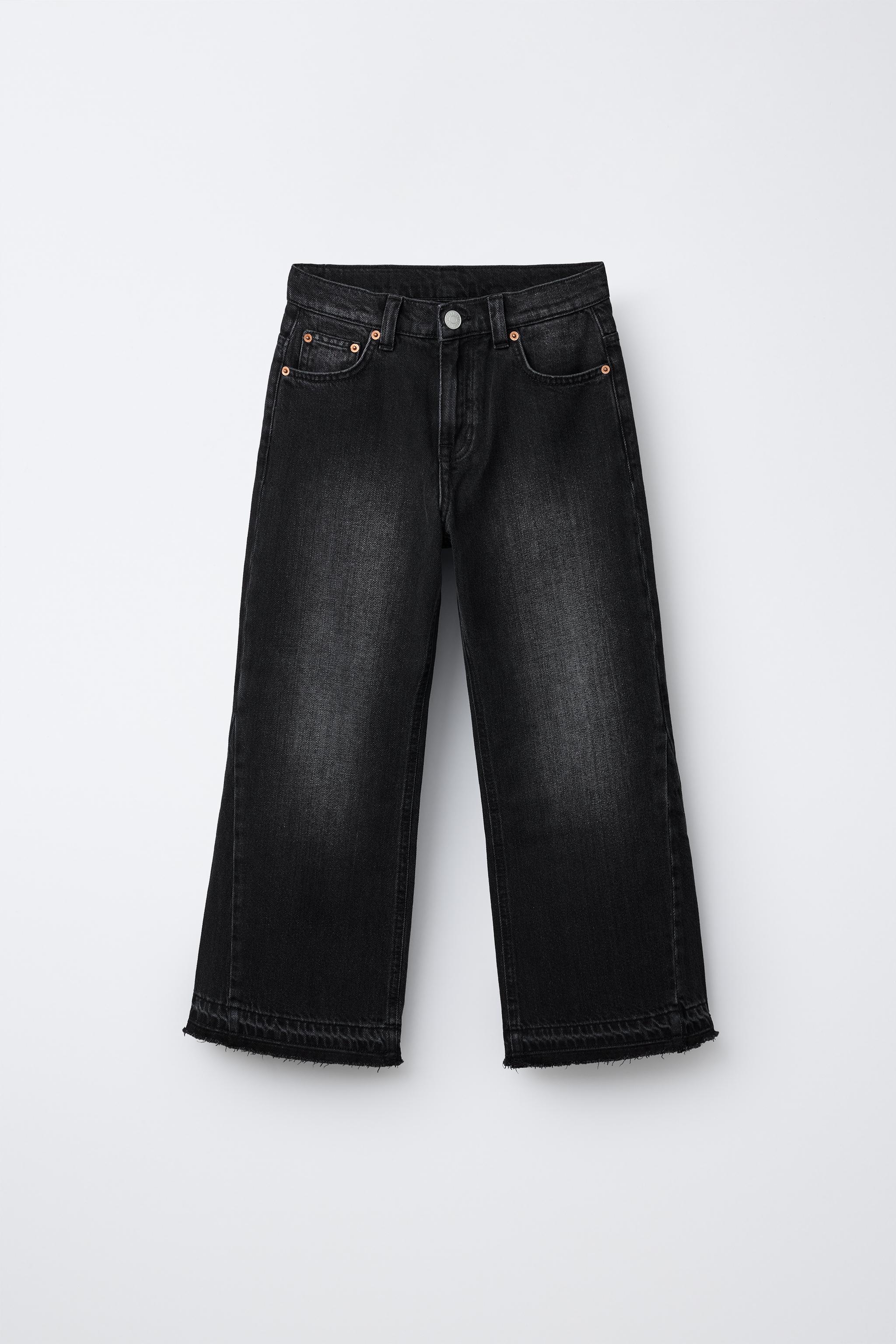 FLARE FRAYED JEANS